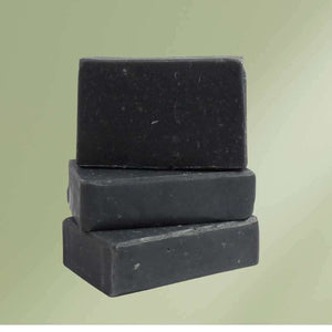 Activated Charcoal Facial Body Bar soap with natural oils and shea butter for clarifying and moisturizing skin