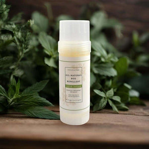 All-Natural Bug Repellent Lotion Stick in portable solid tube with botanical ingredients