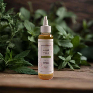 Aloe Vera Facial Toner bottle with soothing herbal ingredients for hydrating and refreshing skin