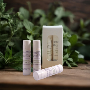 Calendula and shea butter natural lip balm for hydration and soothing