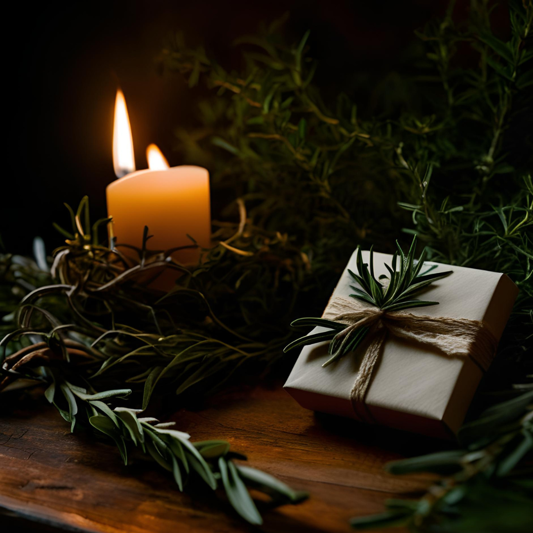 Picture of herbal gifts and candles