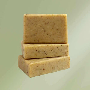 Natural soap bar with sweet orange and calendula for gentle, nourishing skincare