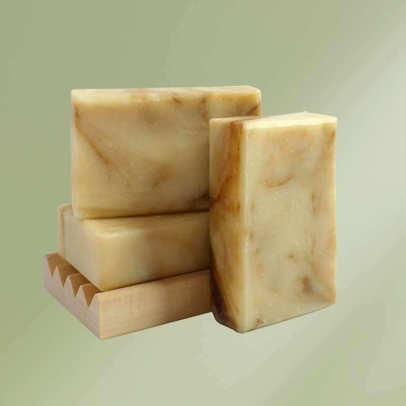 Natural soap Rugged Citrus for Men bar with citrus and herbal essential oils in packaging