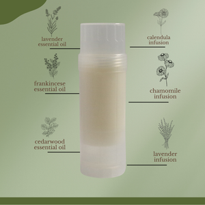 Soothing herbal solid lotion bar with natural butters and essential oils for deep hydration and skin nourishment
